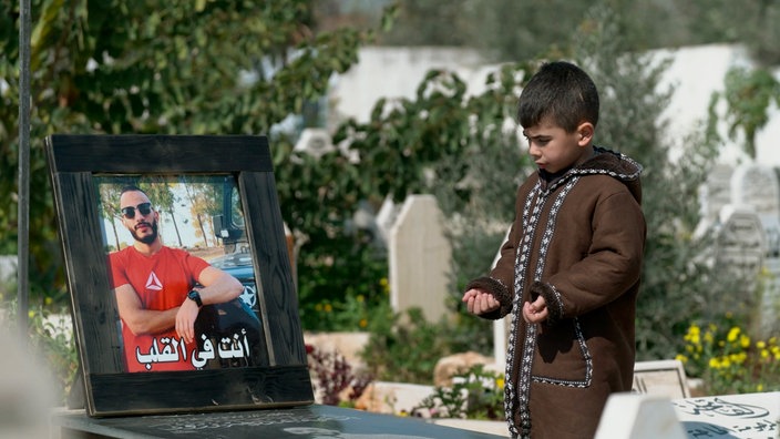Der Friedhof vom Flüchtlingslager in Jenin wird auch "Friedhof der Märtyrer" genannt.