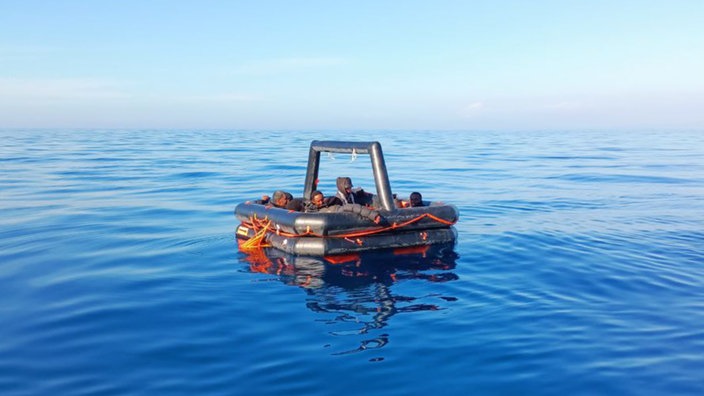 Rettungsinsel im Mittelmeer