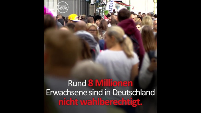 Menschen in Fußgängerzone