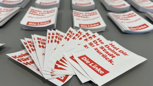 Flyer der Linken