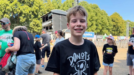 Der 10-jährige Till Vosskötter feiert heute seine Donots-Premiere