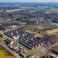 Luftaufnahme vom ehemaligen Nato Hauptquartier JHQ Rheindahlen