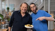 Björn Freitag mit Philipp Vogel. 
