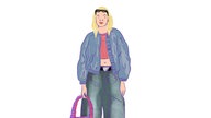 Animation: Junge Frau