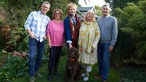 Stefan Greven, Anja Klein, Björn Kroner mit Hund Rummel, Elisabeth Schmelzer, Klaus Wagenhuber
