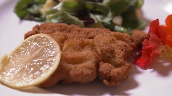 Schnitzel vom Bunten Bentheimer Schwein von Klaus Wagenhuber