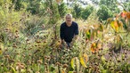 Markus Gaißl in seinem Garten