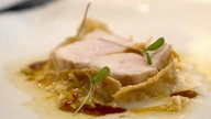 Panierter Zackenbarsch mit Kumquat-Ingwer-Vinaigrette