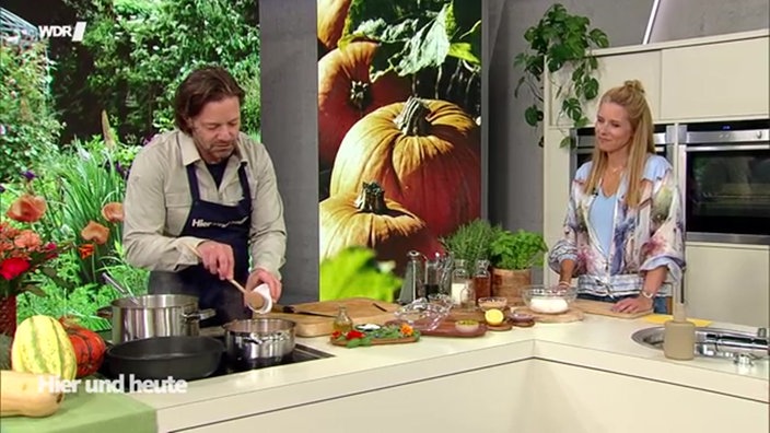 Olaf Baumeister kocht, Miriam Lange schaut zu