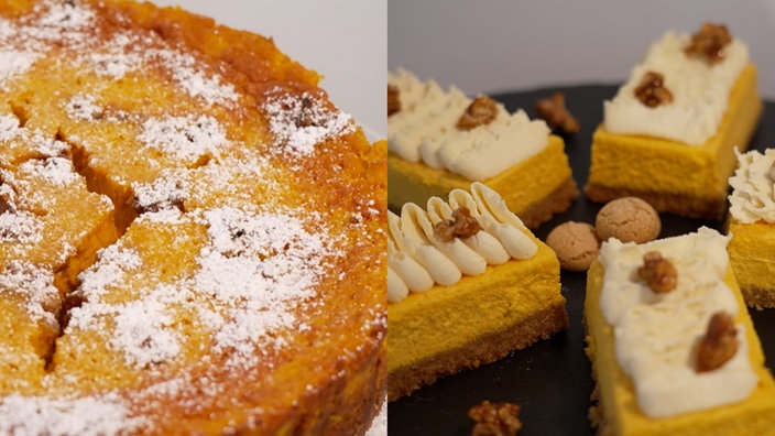 Backduell: Kürbis-Käsekuchen gegen Pumpkin Cheesecake