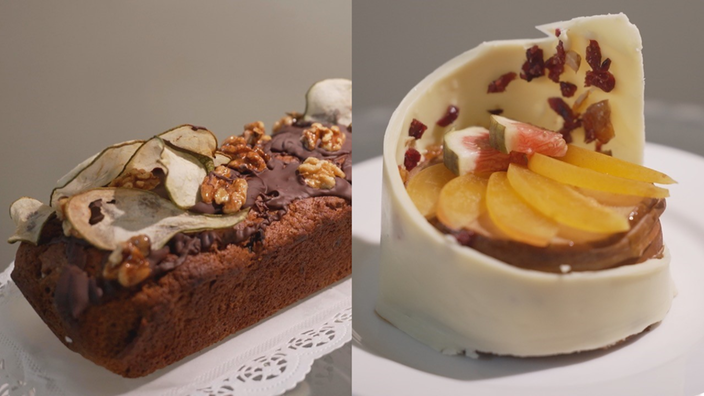 Backduell: Veganer Apfelmuskuchen vs. Schokofrüchtchen