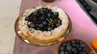 Blaubeer-Galette aus Mürbeteig