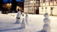 Ihre schönsten Fotos von Schneemännern