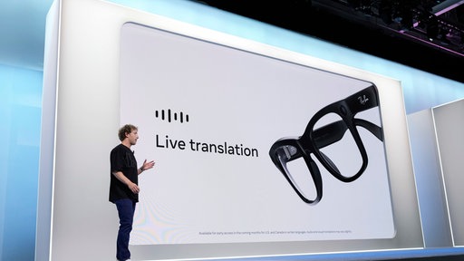 Mark Zuckerberg präsentiert Ray-Ban Meta smart glasses