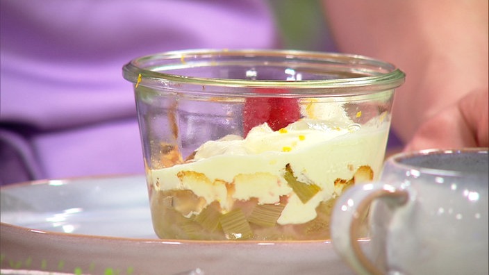 Crumble mit Rhabarber