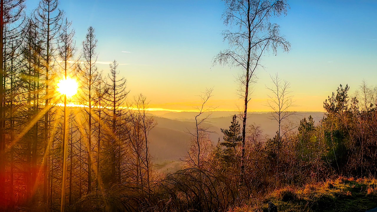 romantische Herbstlandschaft
