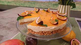 Weißer Schokokuchen mit Maracujaspiegel (ohne Backen) 