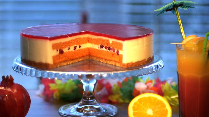 Tequila Sunrise Torte.