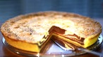 Käse-Tarte in Zebraoptik