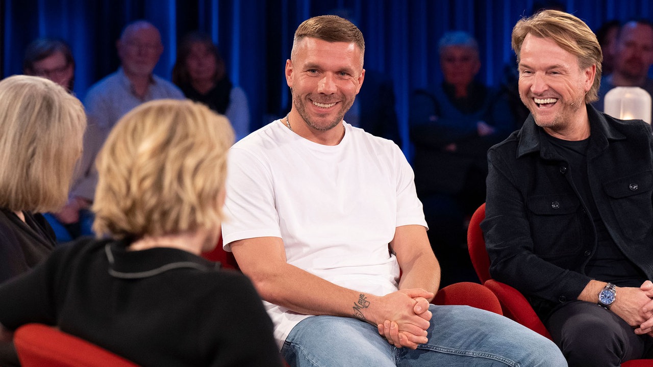 Lukas Podolski und Markus Krampe