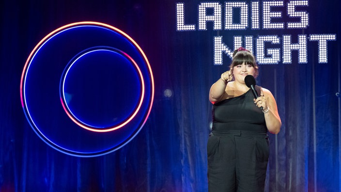 Teresa Reichl auf der Ladies Night-Bühne