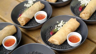 Frühlingsrolle mit Hack