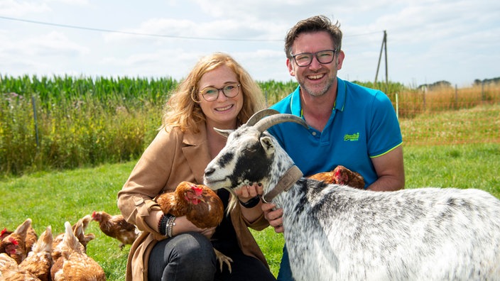 Petra Balster-Spinne mit Mann Richard.