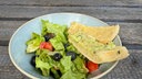 Gartensalat mit Honig-Senf-Dressing