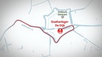 Karte der Anlegestelle in Dokkum