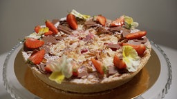Erdbeere-Rhabarber-Tarte