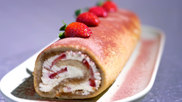Erdbeer-Tiramisu-Rolle 