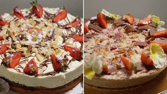Erdbeere-Rhabarber-Tarte gegen die Wilde Lennewelle