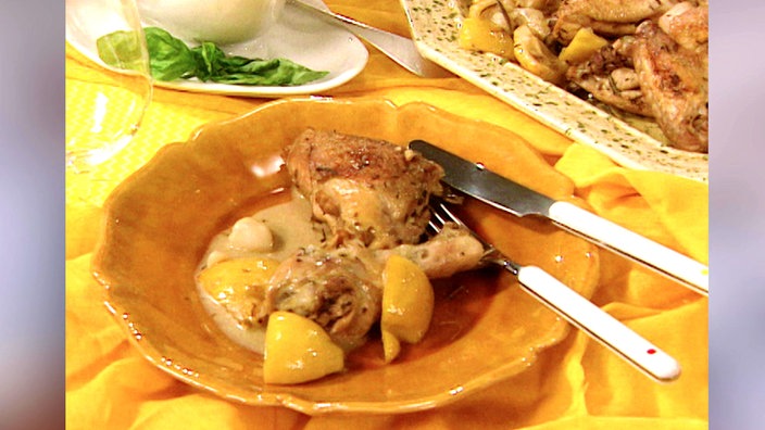 Provenzalisches Knoblauchhuhn 