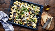 Tortellini vom Backblech mit Ricotta