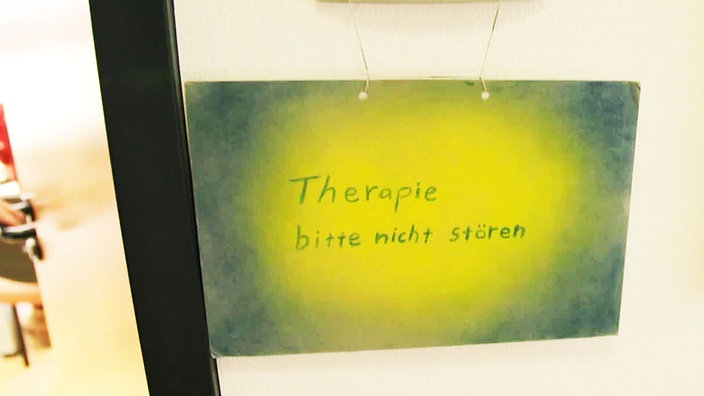 Tafel: Therapie - bitte nicht stören