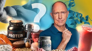 Thomas Ranft vor Proteinmitteln