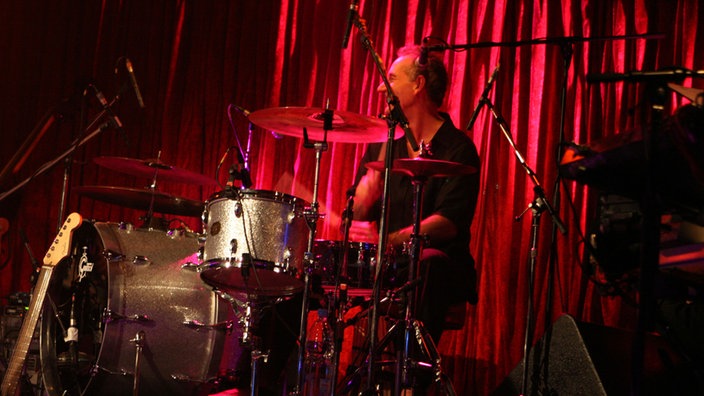 Der Schlagzeuger von Joan Armatrading in der Kantine, Köln 2007