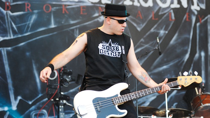 Alan Robert von Life Of Agony spielt beim Area4