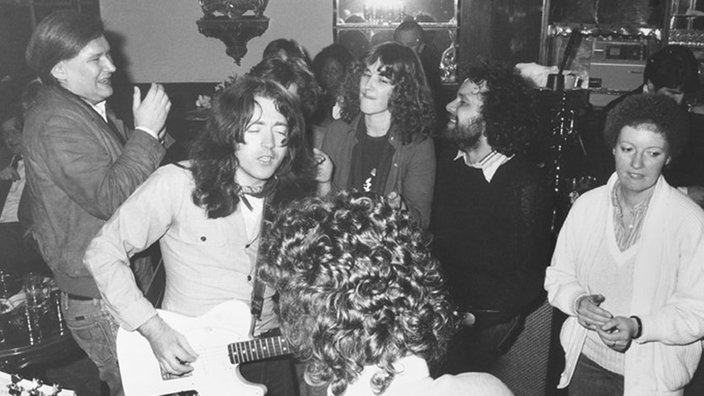 Rory Gallagher und Peter Rüchel