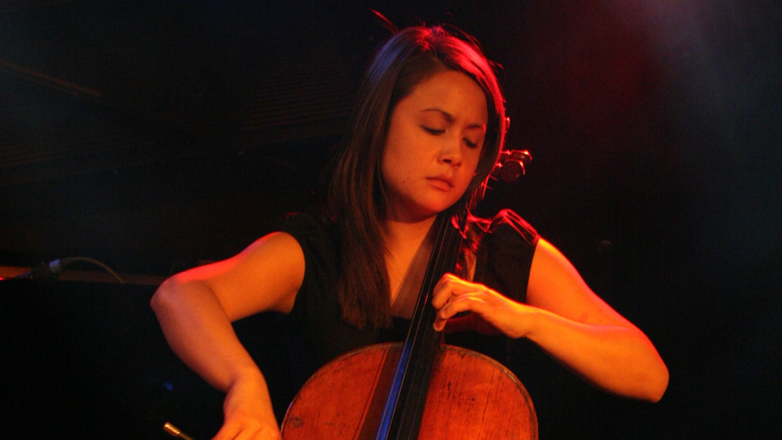 Eine Cellistin bei Laura López Castro beim Bootleg im September 2007