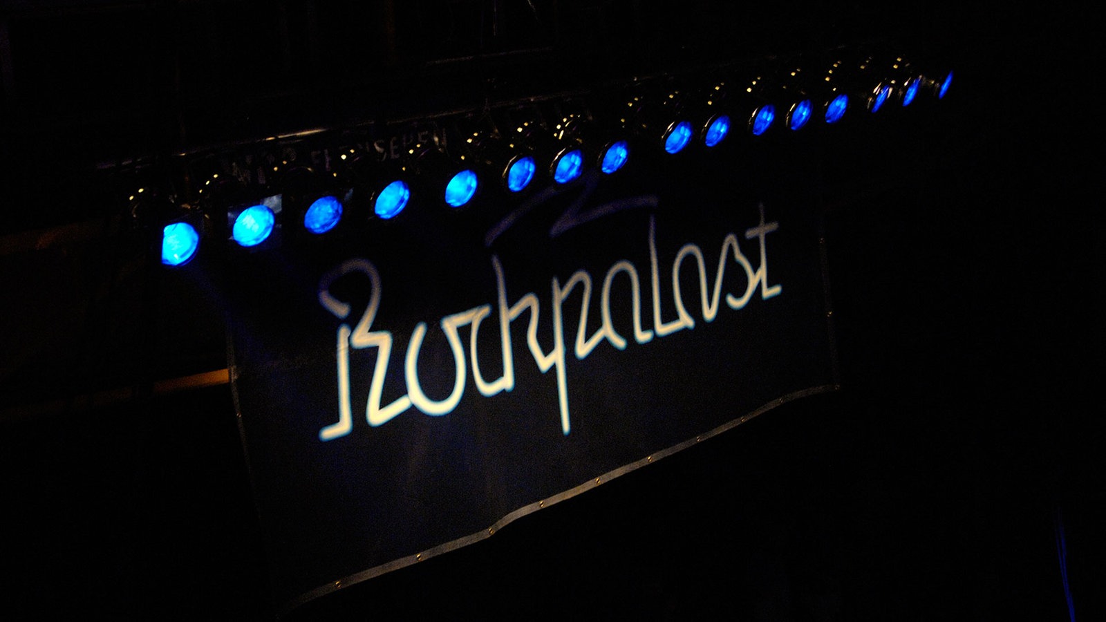 Das Rockpalast-Banner bei der Classic Rocknacht 2007