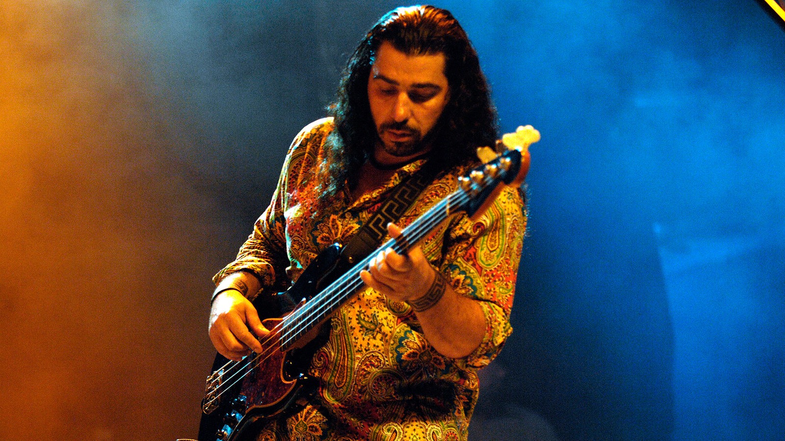 George Potsos für Devon Allman's Honeytribe am Bass bei der Classic Rocknacht 2007