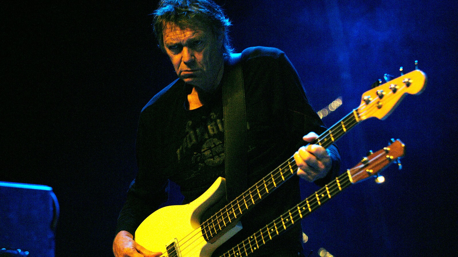 Rinus Gerritsen von Golden Earring am Bass bei der Classic Rocknacht 2007