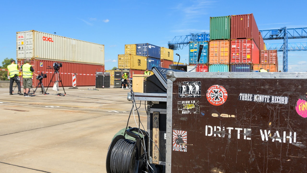 Dritte Wahl: Rockpalast OFFSTAGE im Containerhafen von Emmerich am Rhein