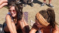 Besucher auf dem Summerjam Festival 