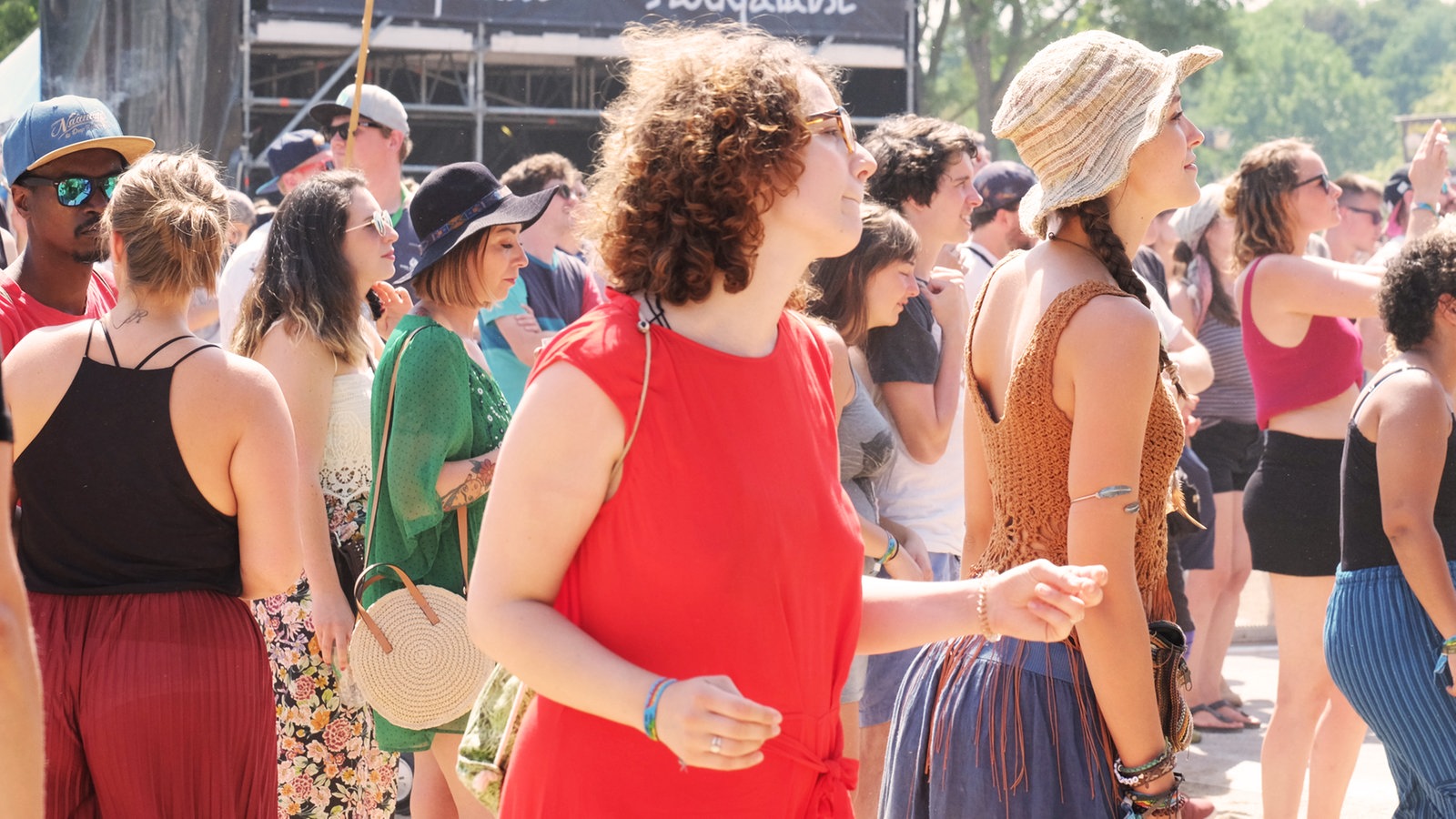 Besucher auf dem Summerjam Festival 