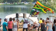 Besucher auf dem Summerjam Festival 