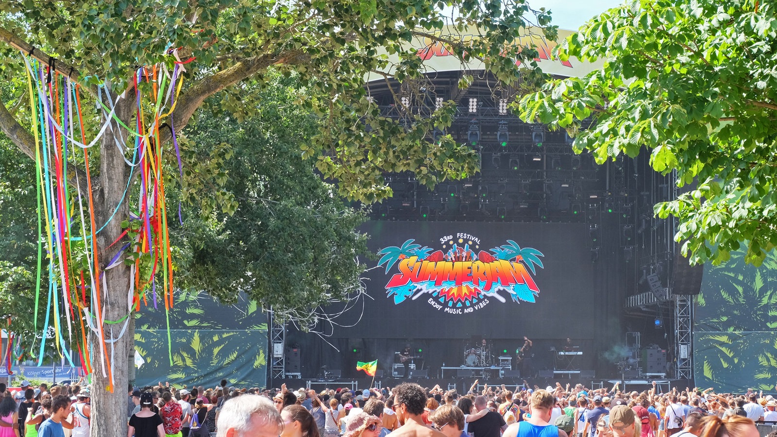 Unterwegs auf dem Summerjam 