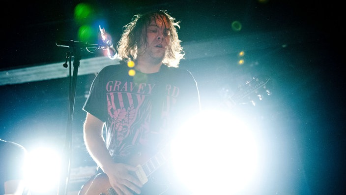 Der Gitarrist von Kvelertak.