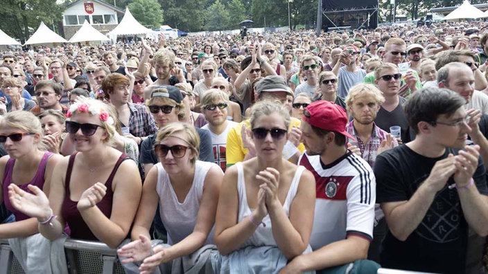 Das Publikum beim Haldern Pop Festival 2014